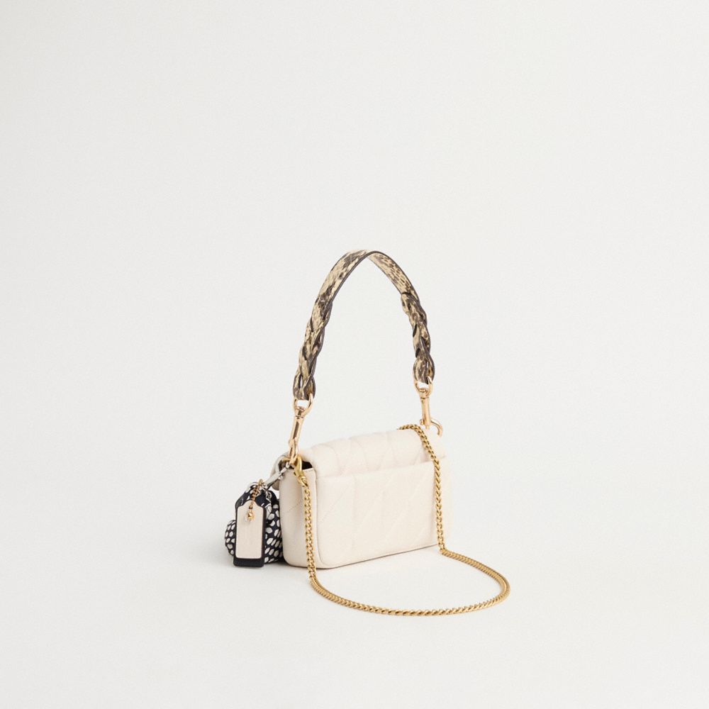 COACH®,Upcrafted Tabby Crossbody Wristlet With Pillow Quilting,,Angle View