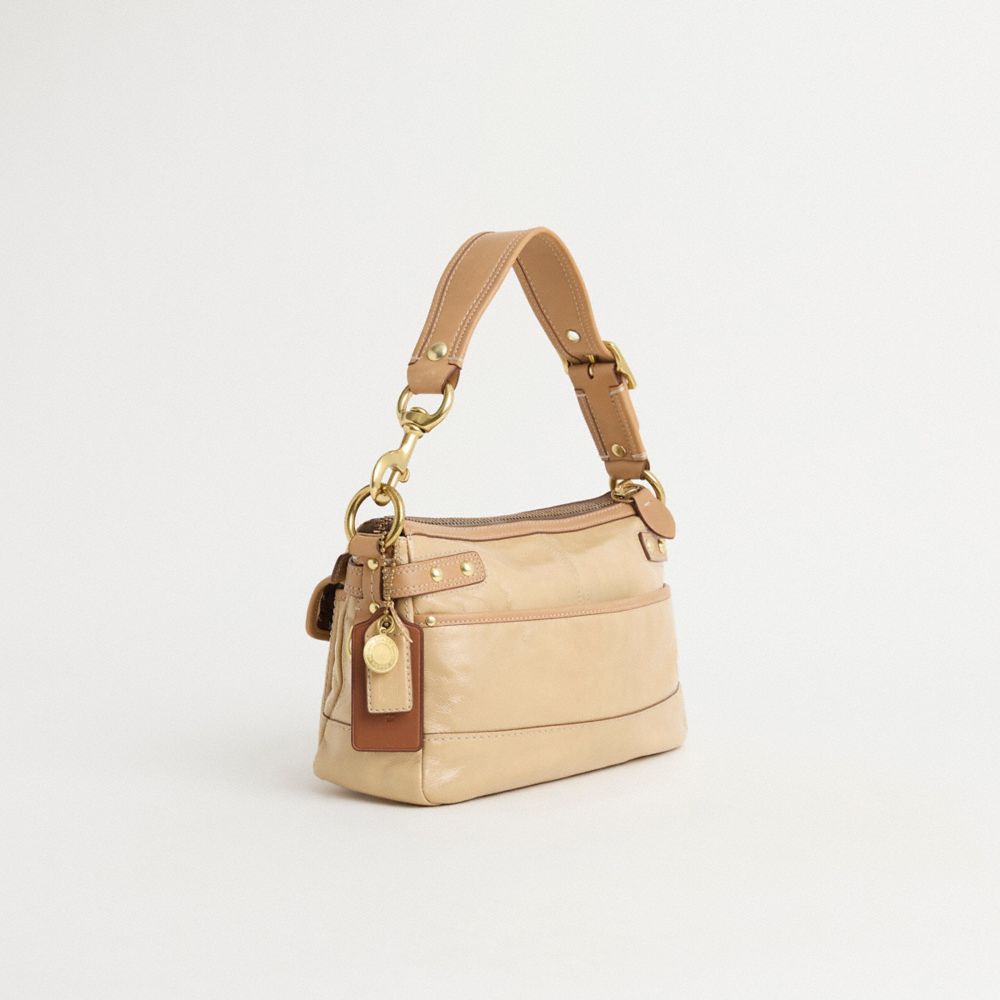 COACH®,Upcrafted Legacy Shoulder Bag,,Angle View