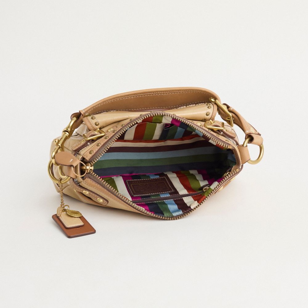 COACH®,Upcrafted Legacy Shoulder Bag,,Inside View,Top View