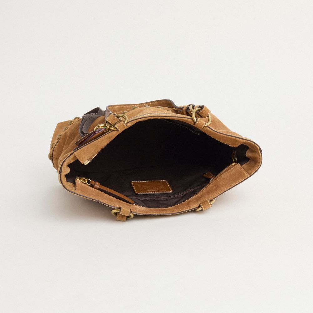 COACH®,Upcrafted Beaded Tote,,Inside View,Top View