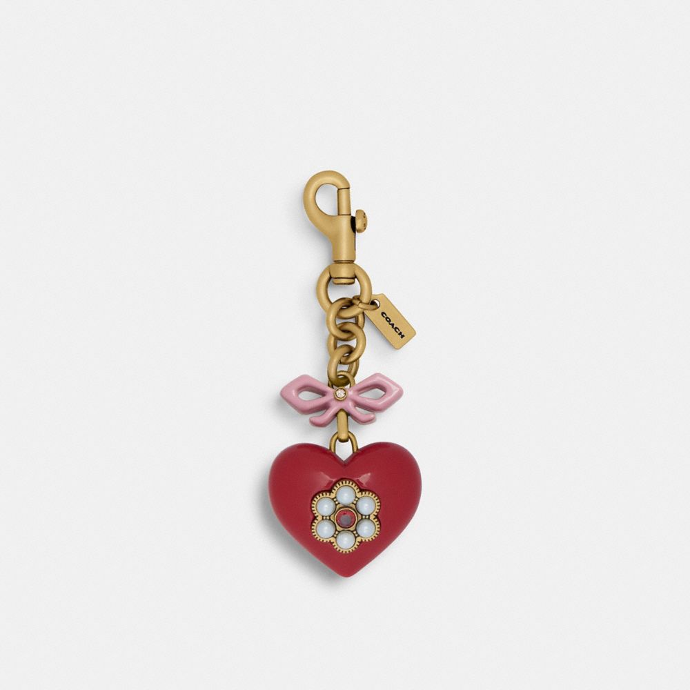 Coach Heart Bag Charm