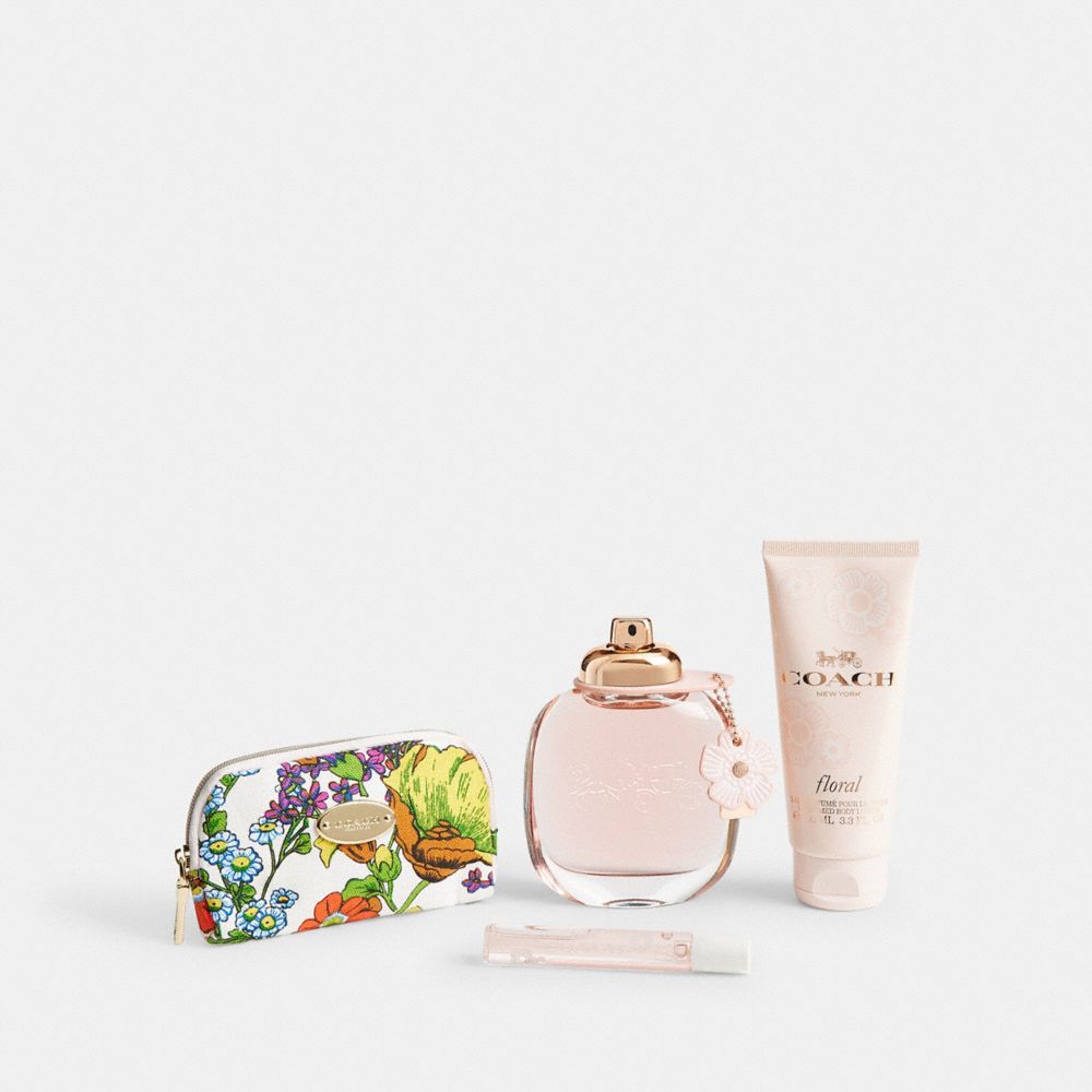 COACH®,EAU DE PARFUM FLORAL, COFFRET-CADEAU 4 PIÈCES,Multi,Front View