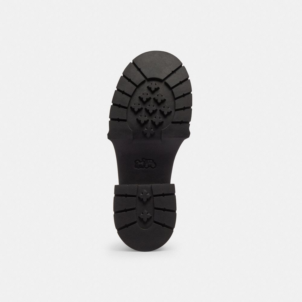 COACH®,Leah Platform Loafer In Loved Leather,,Outsole View
