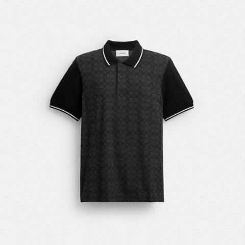 Мужские топы Coach Signature Polo
