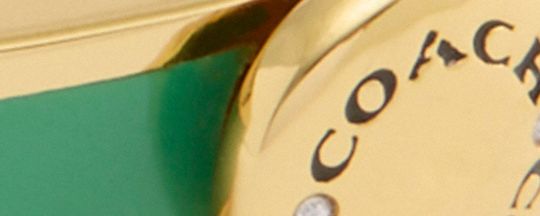 COACH®,Coach Rivet Enamel Hinged Bangle,