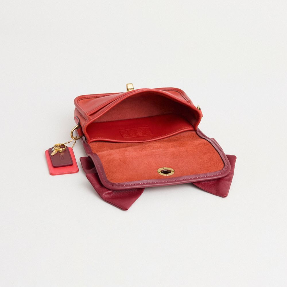 COACH®,Upcrafted Shoulder Purse,,Inside View,Top View