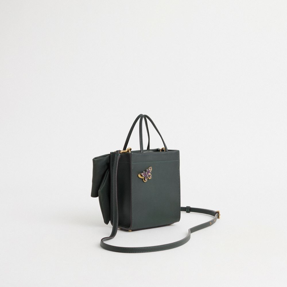 COACH®,Upcrafted Mini Cashin Tote,,Angle View