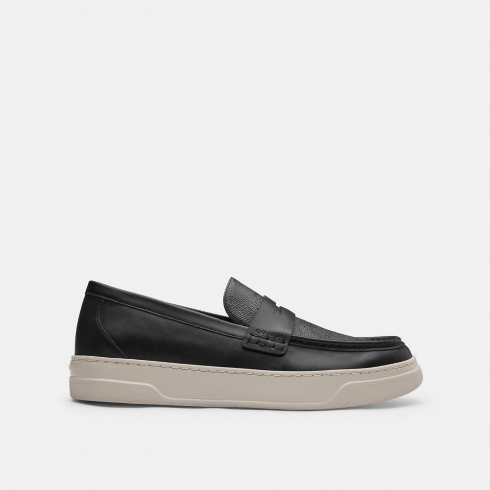 COACH®,Hybrid Loafer With Signature Canvas,,Angle View