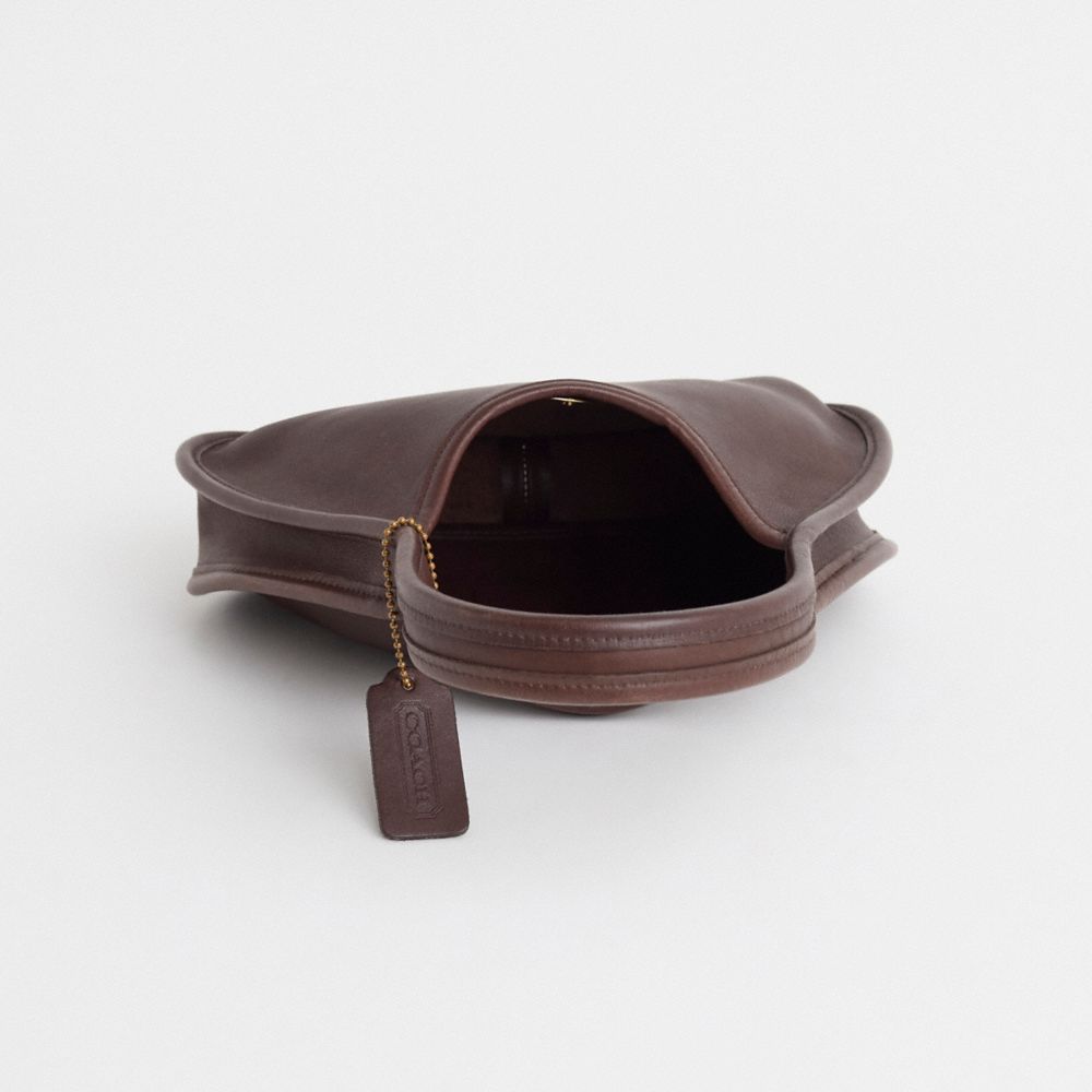 COACH®,Vintage Ergo Mini Satchel,Calfskin Leather,Shoulder Bag,Logo,Work,Casual,Brown,Inside View,Top View