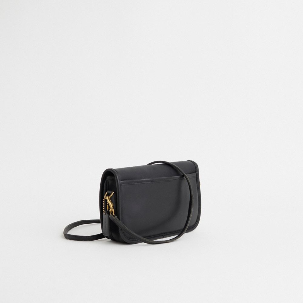 COACH®,Vintage Pocket Purse,Crossbody,Logo,Casual,Black,Angle View