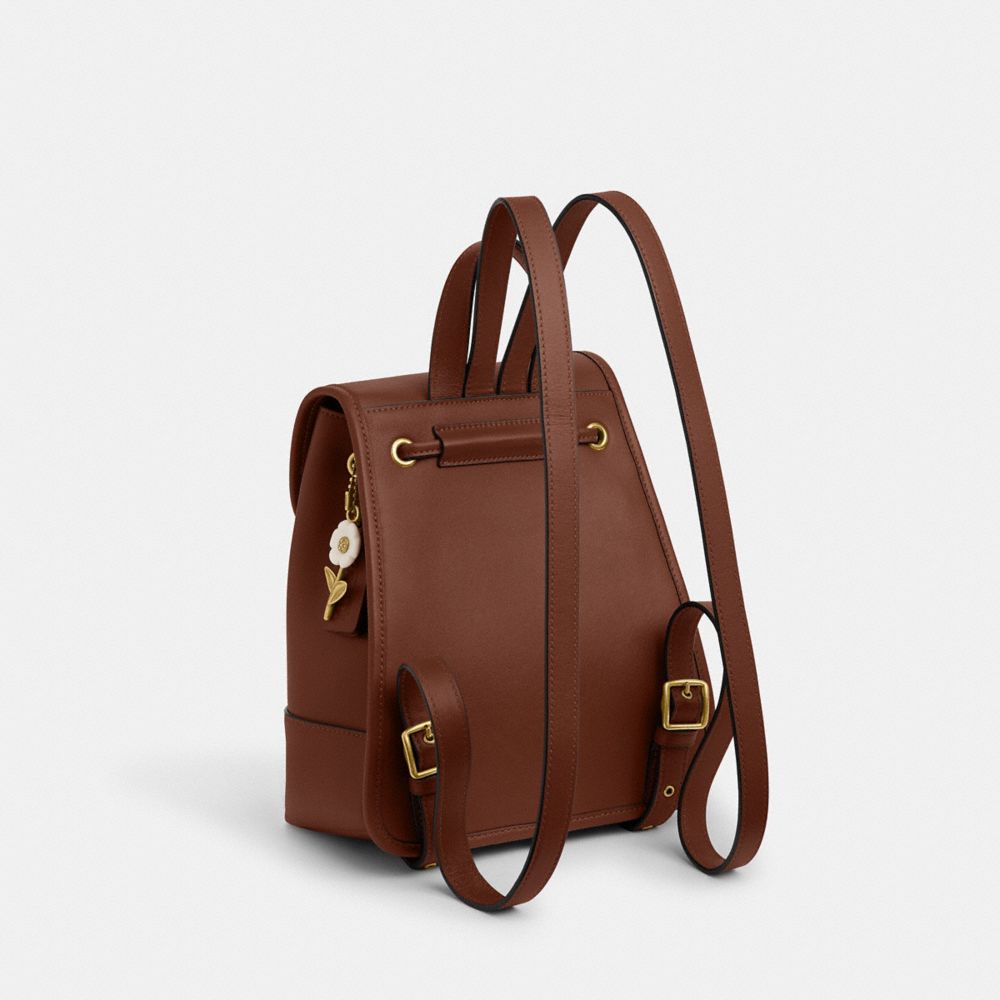 COACH®,Coach | The Summer I Turned Pretty™ Turnlock Backpack,,Angle View