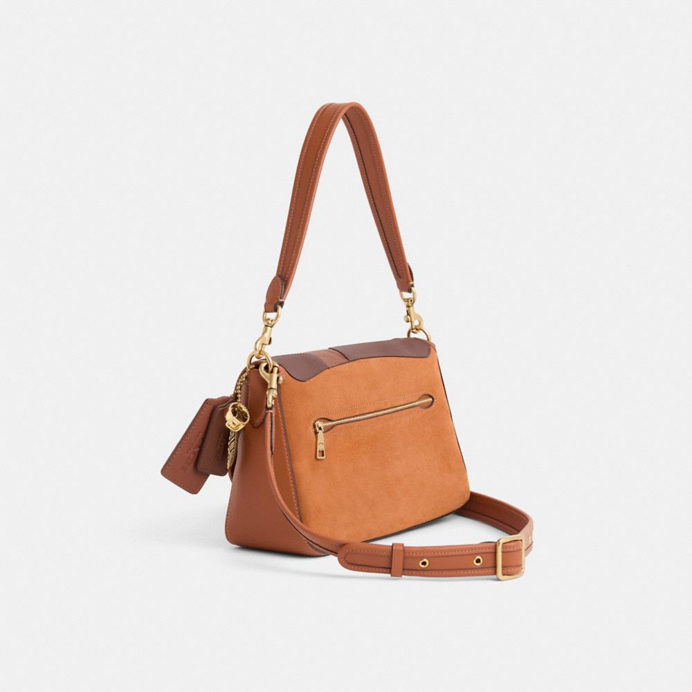 COACH®,Upcrafted Soft Tabby Shoulder Bag,,Angle View