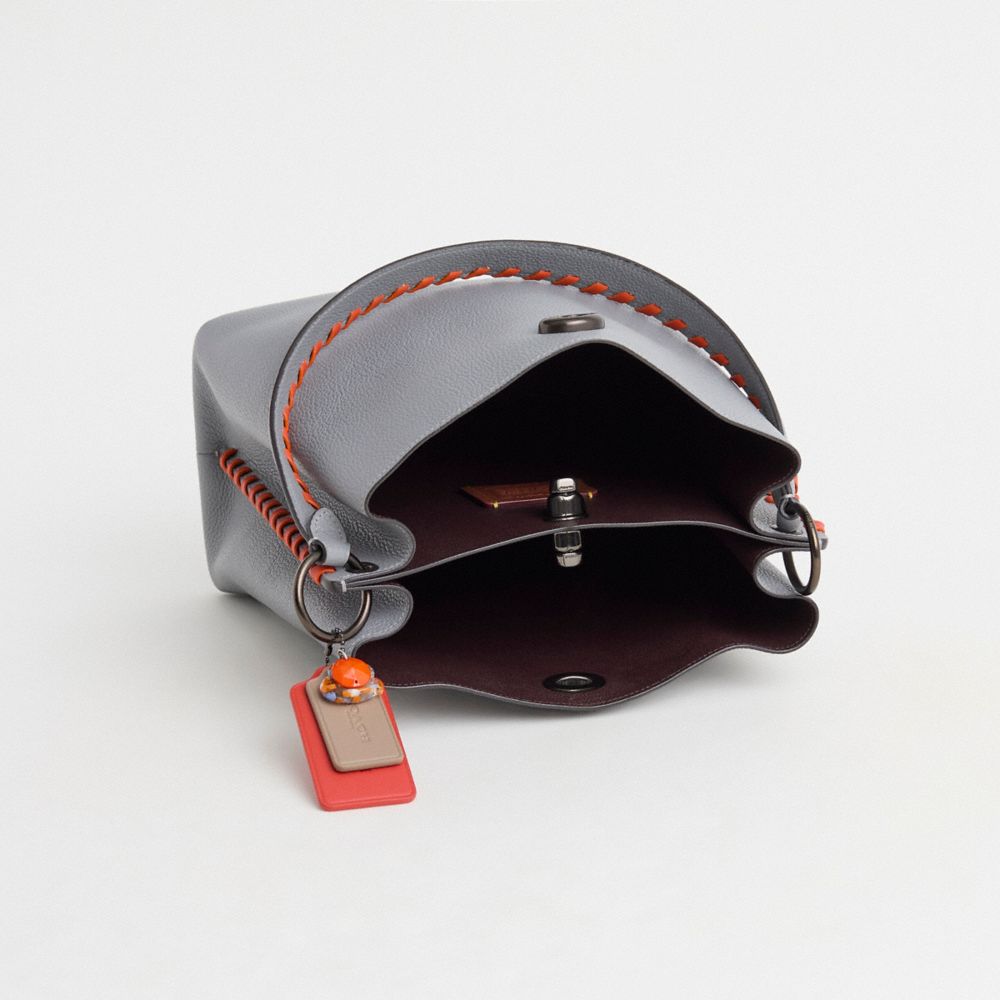COACH®,Upcrafted Charlie Bucket Bag,,Inside View,Top View