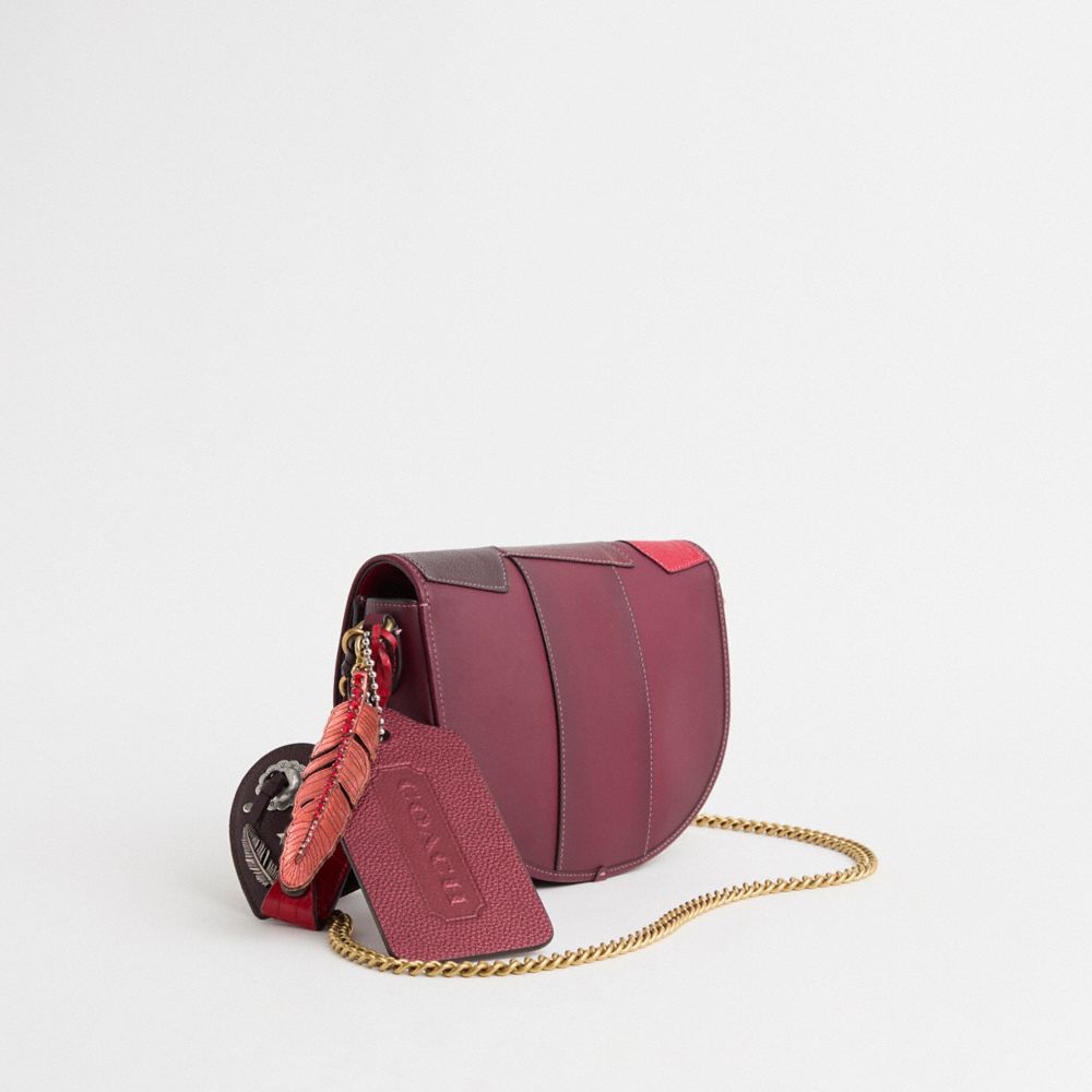 COACH®,Upcrafted Saddle 24,,Angle View