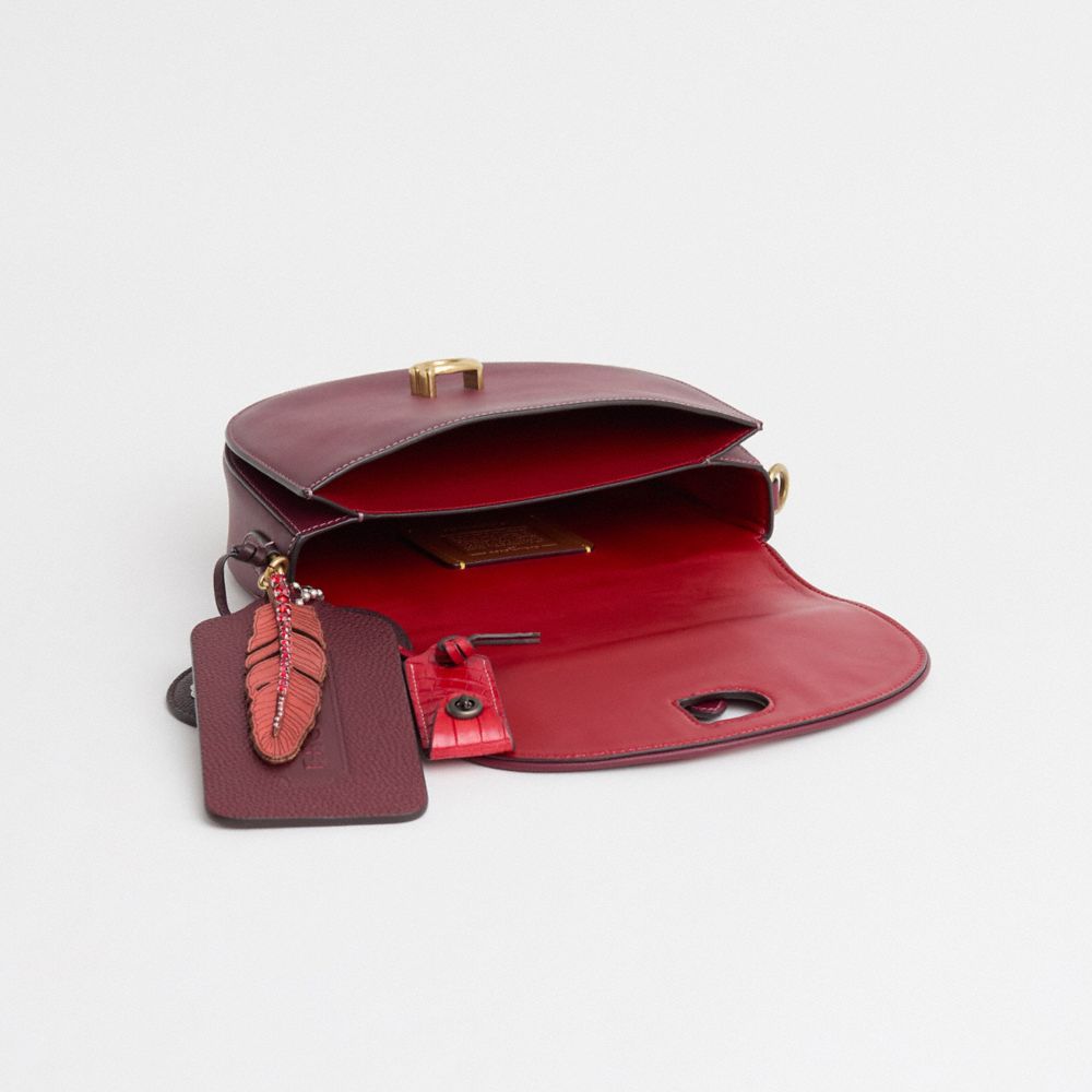 COACH®,Upcrafted Saddle 24,,Inside View,Top View