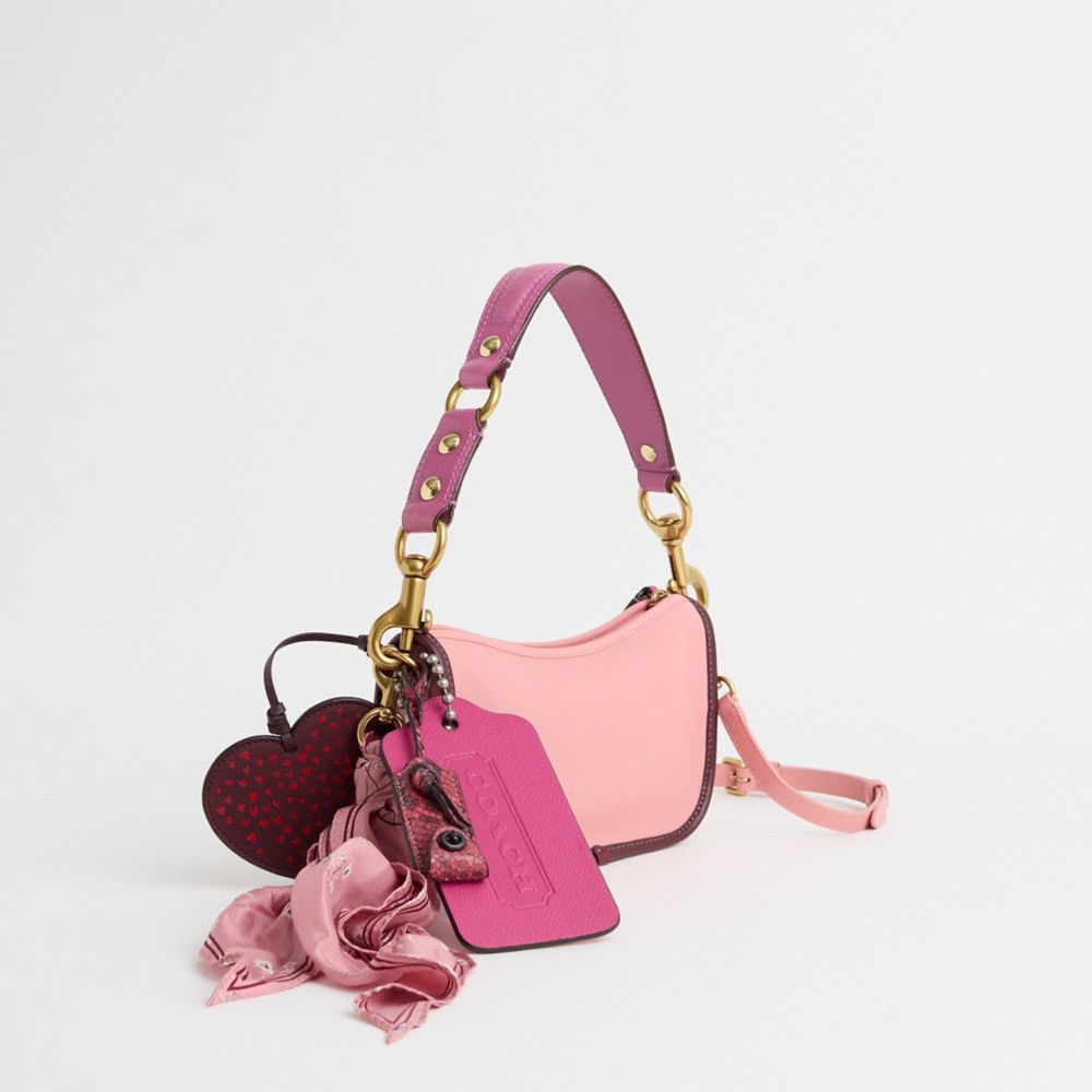 COACH®,Upcrafted Swinger Bag,,Angle View