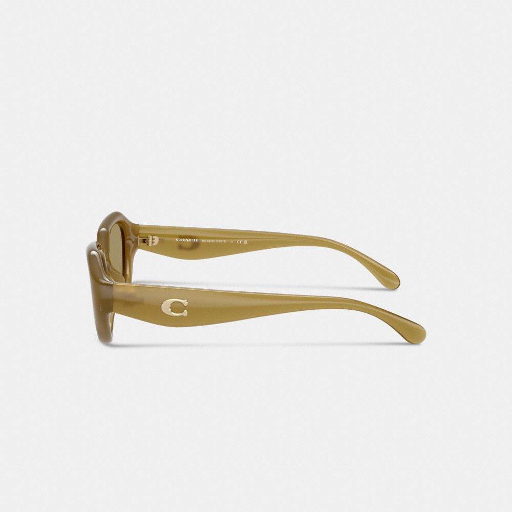 COACH®,C Hardware Geometric Sunglasses,,Alternate View