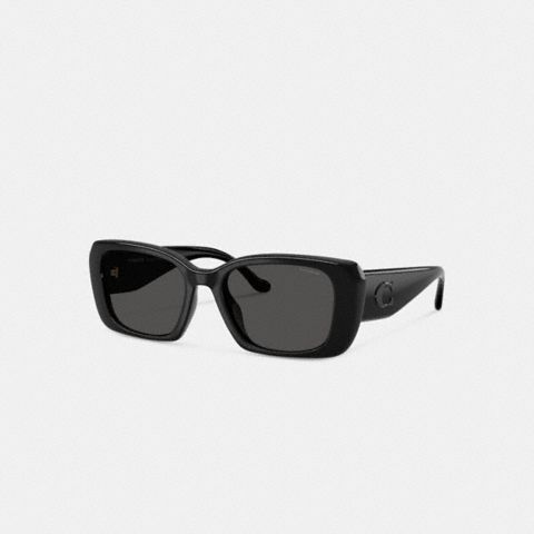 Coach Maxi Sculpted C Oversized Rectangle Sunglasses