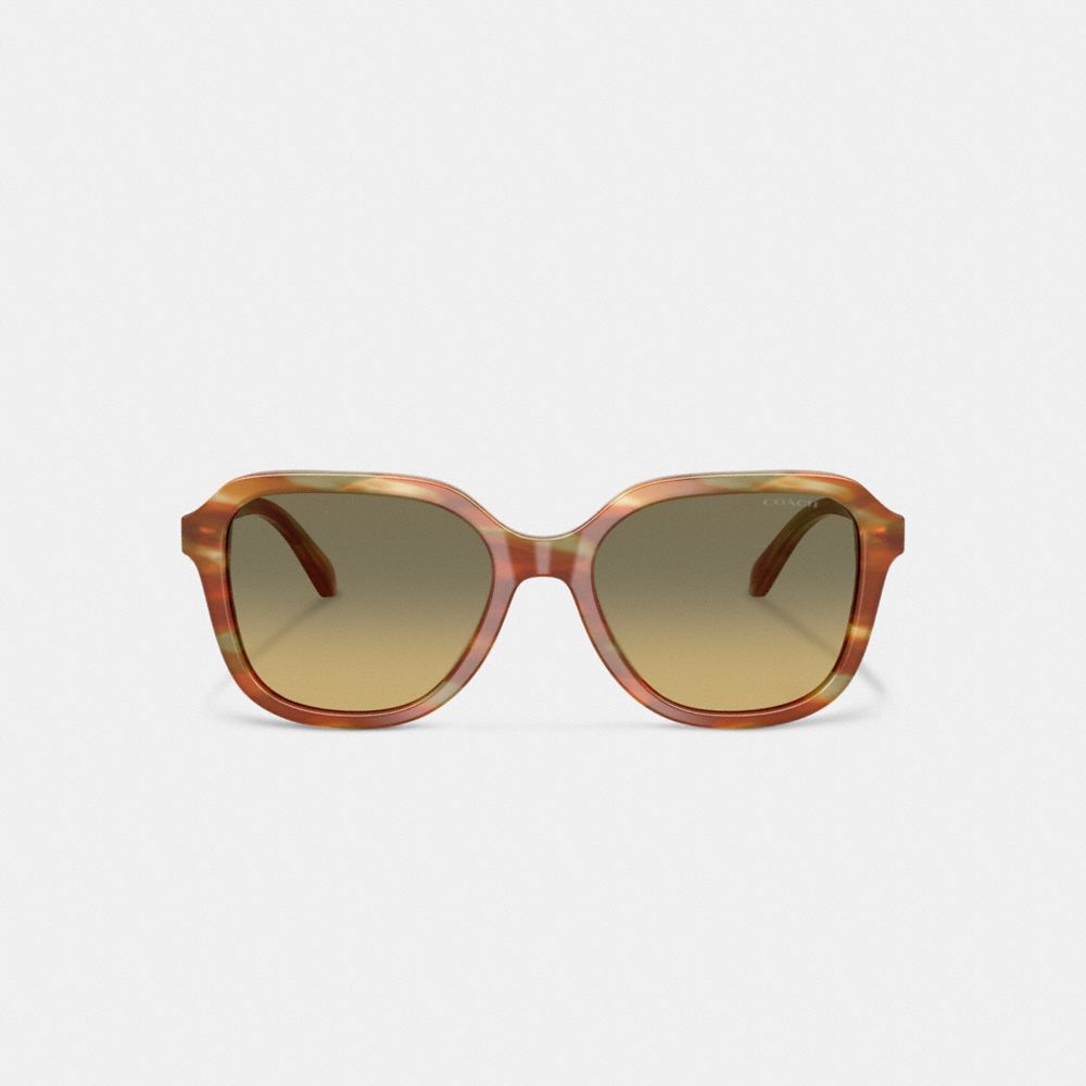 Coach Oval Square Sunglasses — фото 2