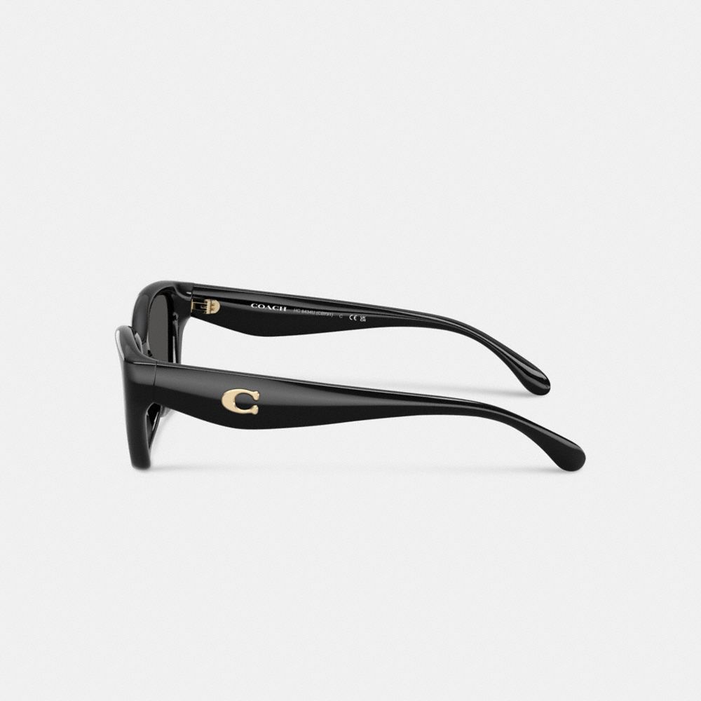 Coach C Hardware Square Cat Eye Sunglasses — фото 3