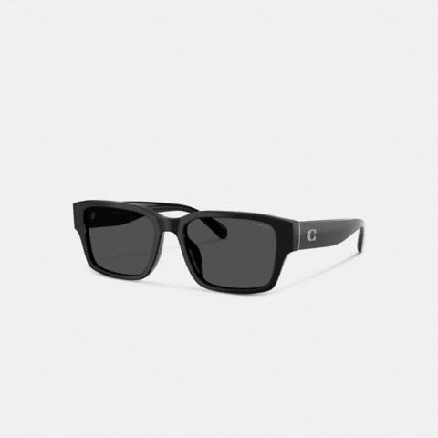 Coach Maxi Sculpted C Narrow Square Sunglasses