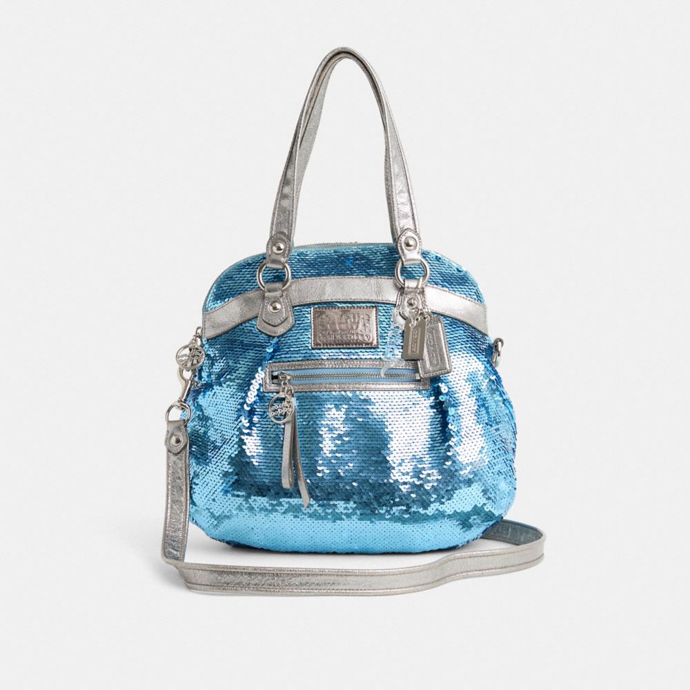 COACH®,Restored Poppy Bag In Sequins,,Front View