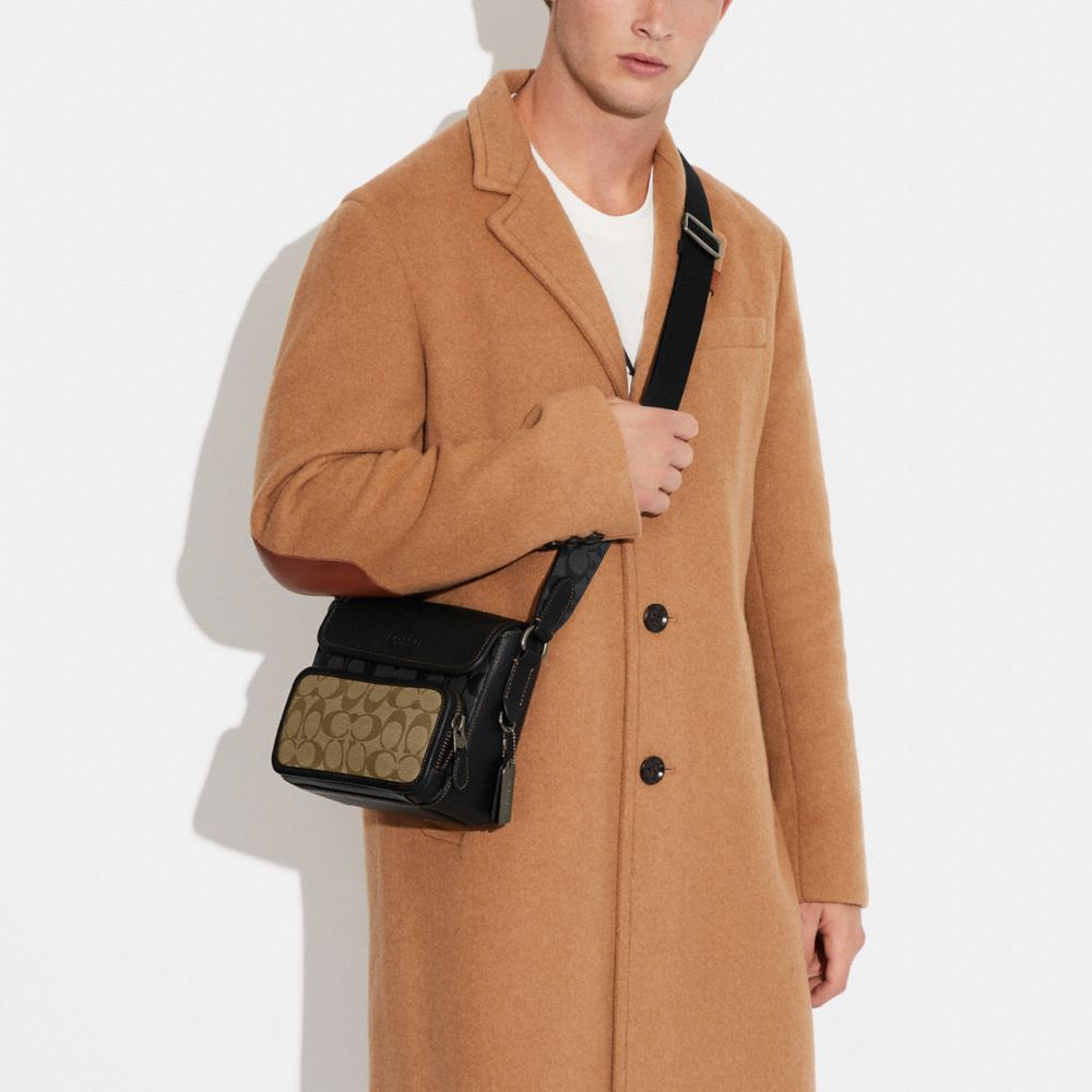 シンプルデザイン【Coach】サリバン フラップクロスボディバッグ COACH OUTLET｜【公式】サリバン フラップ クロスボディ バッグ
