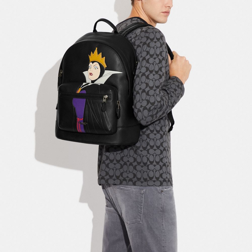 evil queen coach backpack