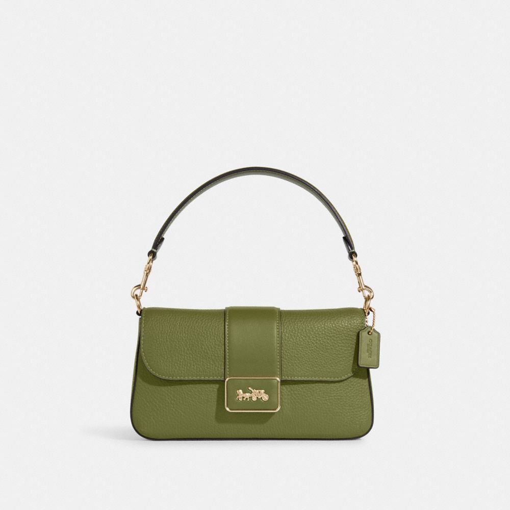 Sara Leather Bag Color Olive Green