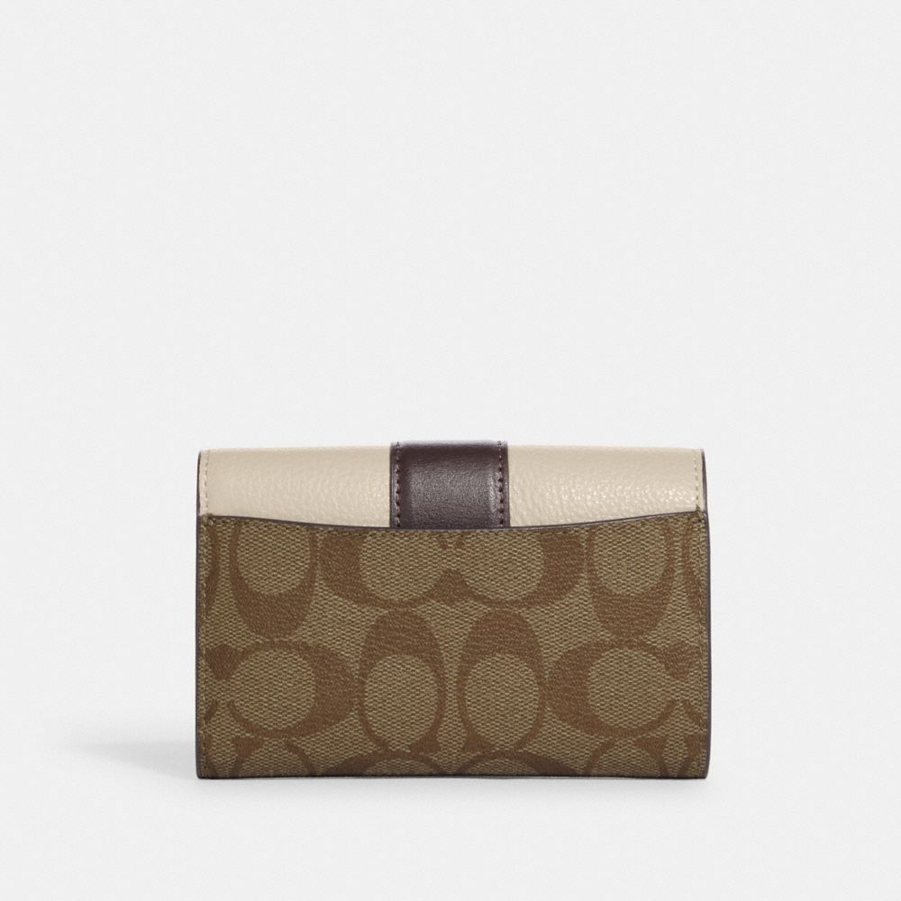 COACH® | Medium Grace Wallet In Signature Canvas