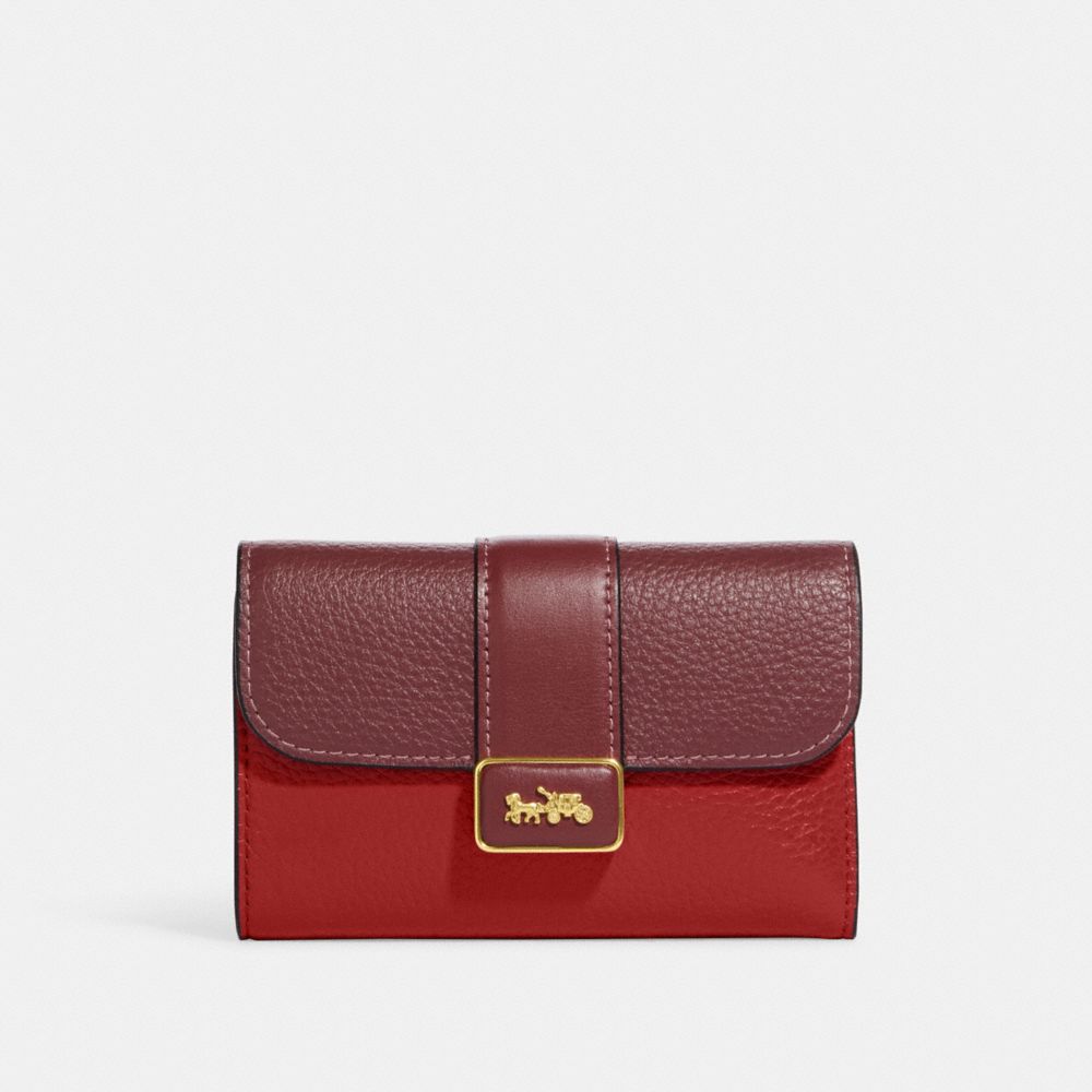 COACH®,Or/Rouge Pomme Multi,Front View