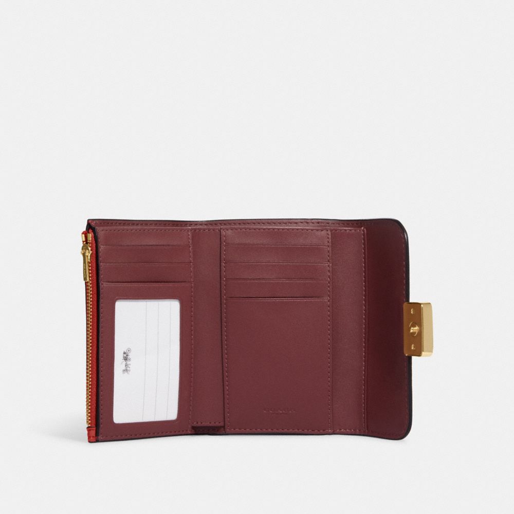 Buy COACH Medium Grace Wallet, Color Block - Red Apple Multi, Wallet at