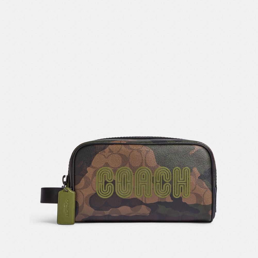 Coach Signature Canvas Travel Wallet