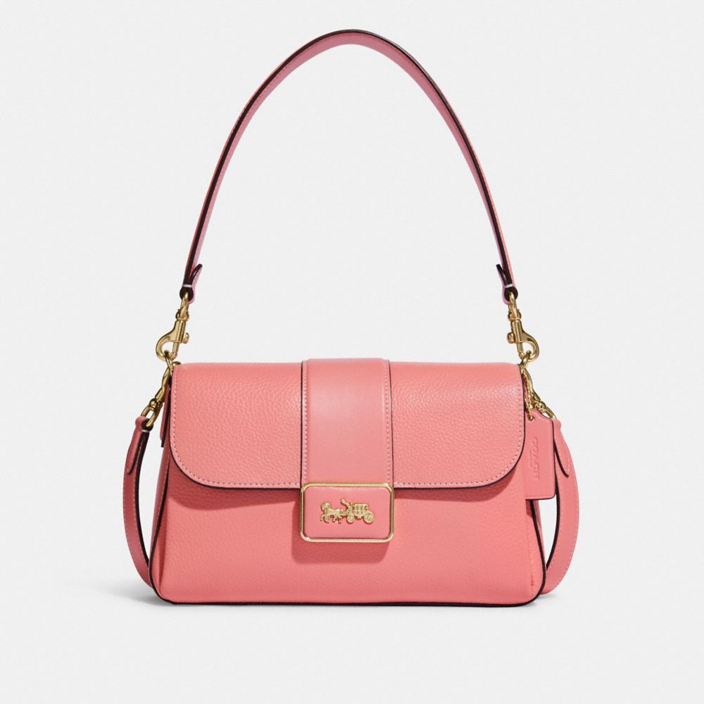 Coach grace bag with floral online embroidery