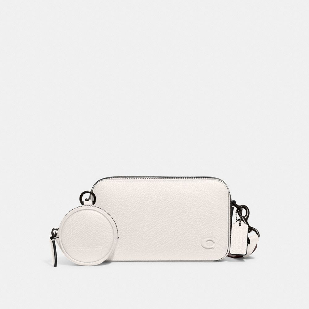 Leather crossbody bag Coach White in Leather - 35458824