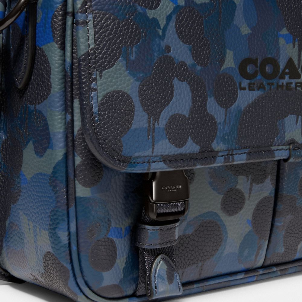 Blue Camo Commuter Bag