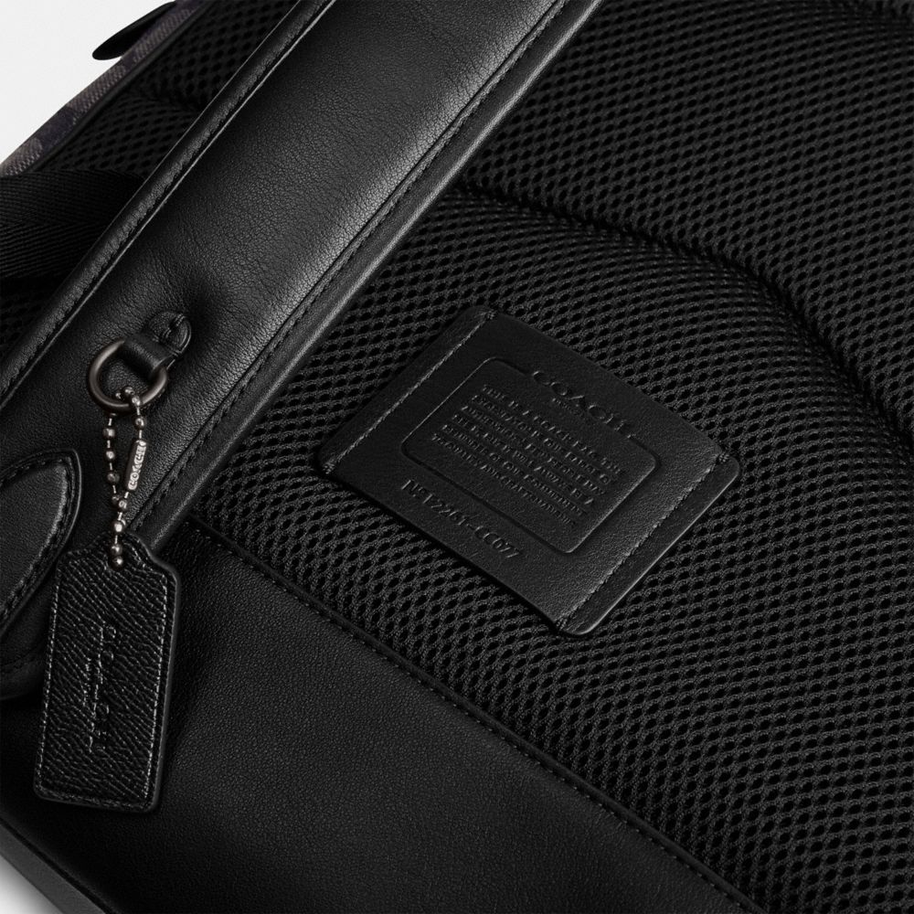 COACH®,Charter Backpack In Signature Jacquard,,Closer View