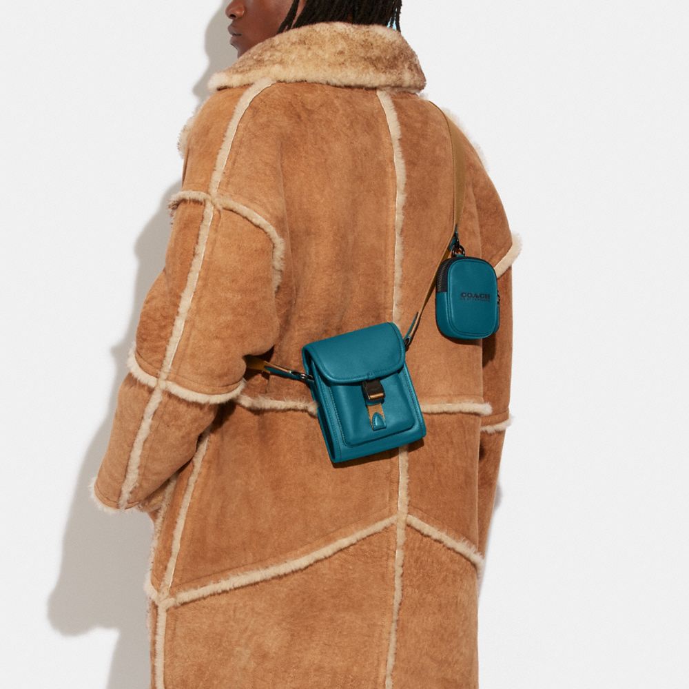 Charter North/South Crossbody With Hybrid Pouch