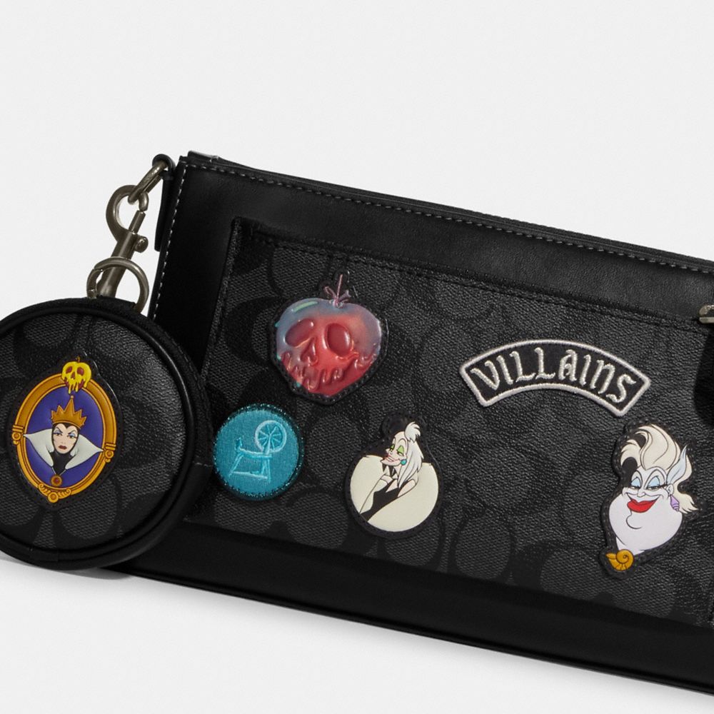 New Coach Original Disney x Villains Holden Crossbody/Multi Sig