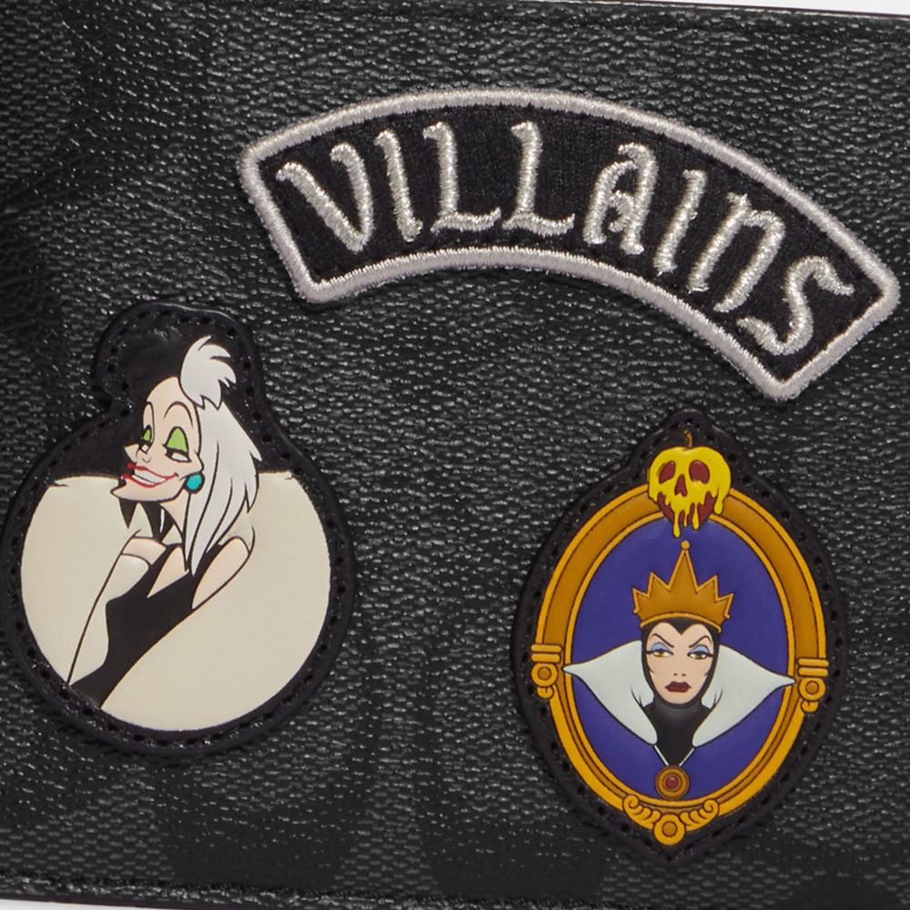 P*u様 COACH コーチ 3-IN-1 シグネチャー キャンバス パッチ 財 公式】コーチアウトレット | 【DISNEY X COACH】3-IN-1 ウォレット