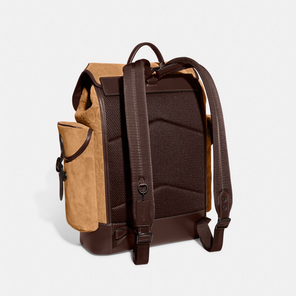 Hitch Backpack In Signature Suede