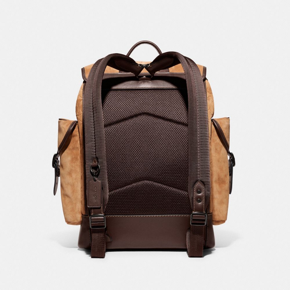 Hitch Backpack In Signature Suede