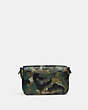 COACH®,SOFT TABBY CROSSBODY 18 WITH CAMO PRINT,Polished Pebble Leather,Mini,Green/Blue,Back View