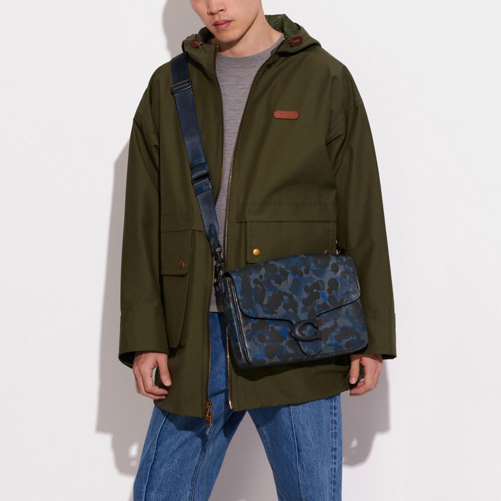 Soft Tabby Messenger With Camo Print