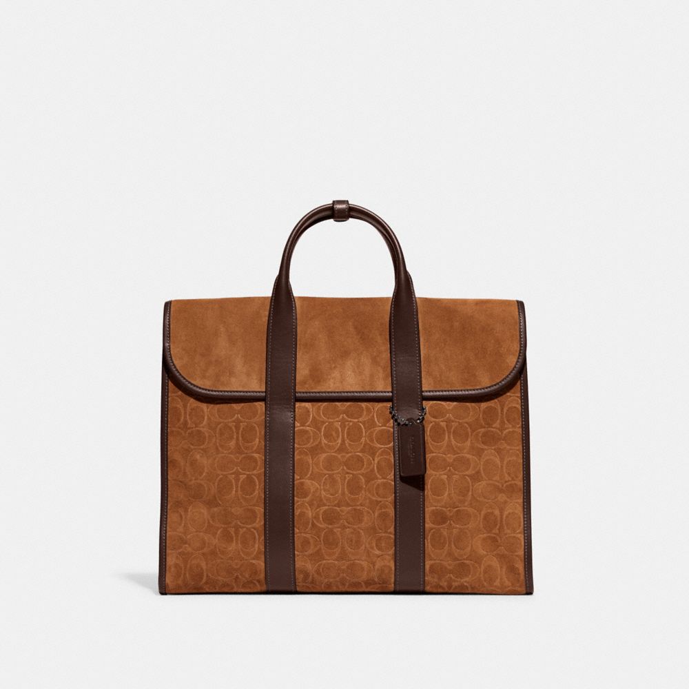 COACH® | Gotham Portfolio In Signature Suede