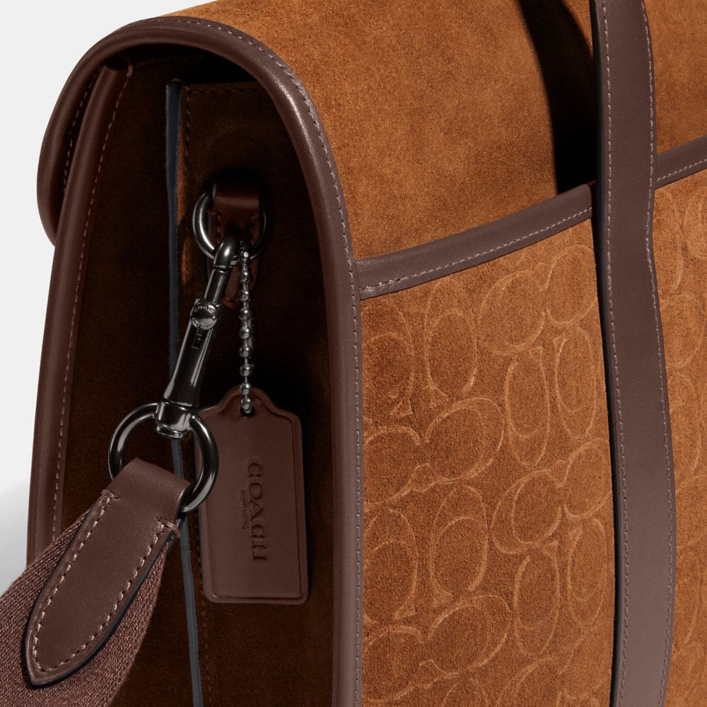 Gotham Portfolio Bag In Signature Suede