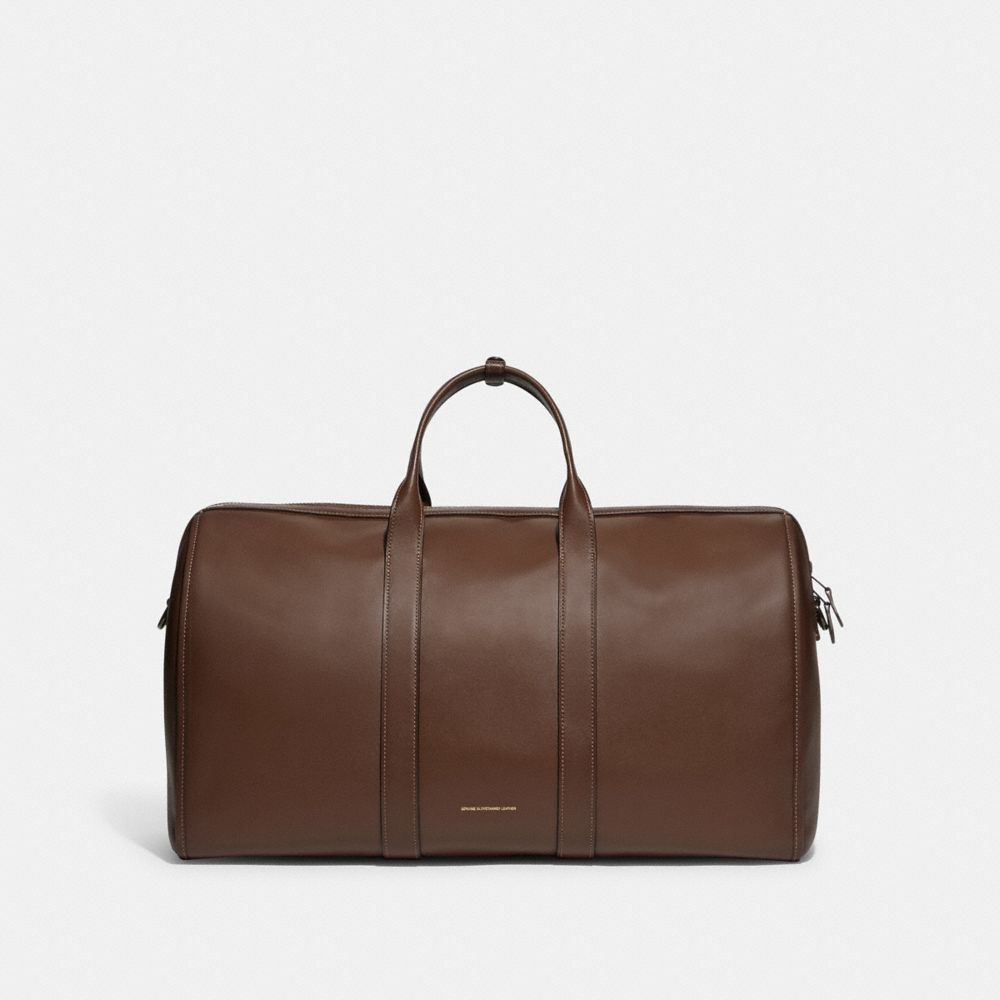 Coach leather best sale duffle bag