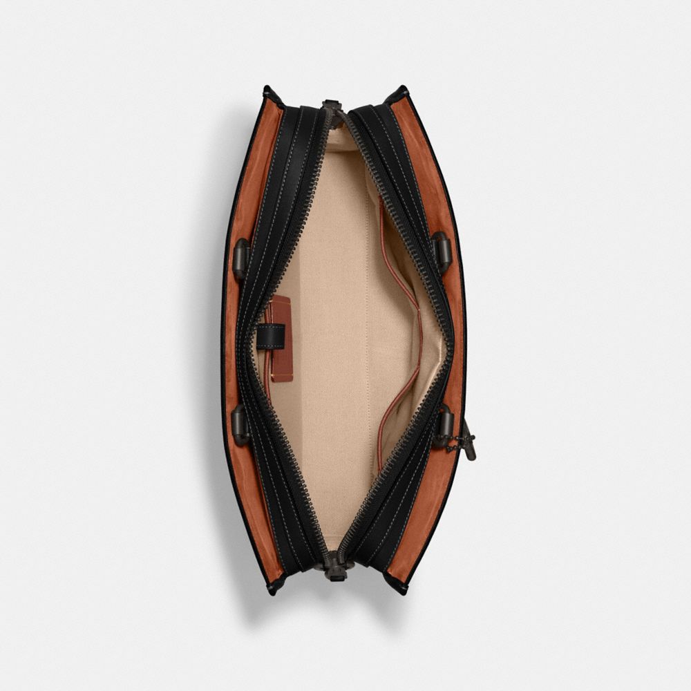COACH®,Rogue Brief In Signature Textile Jacquard,,Inside View,Top View