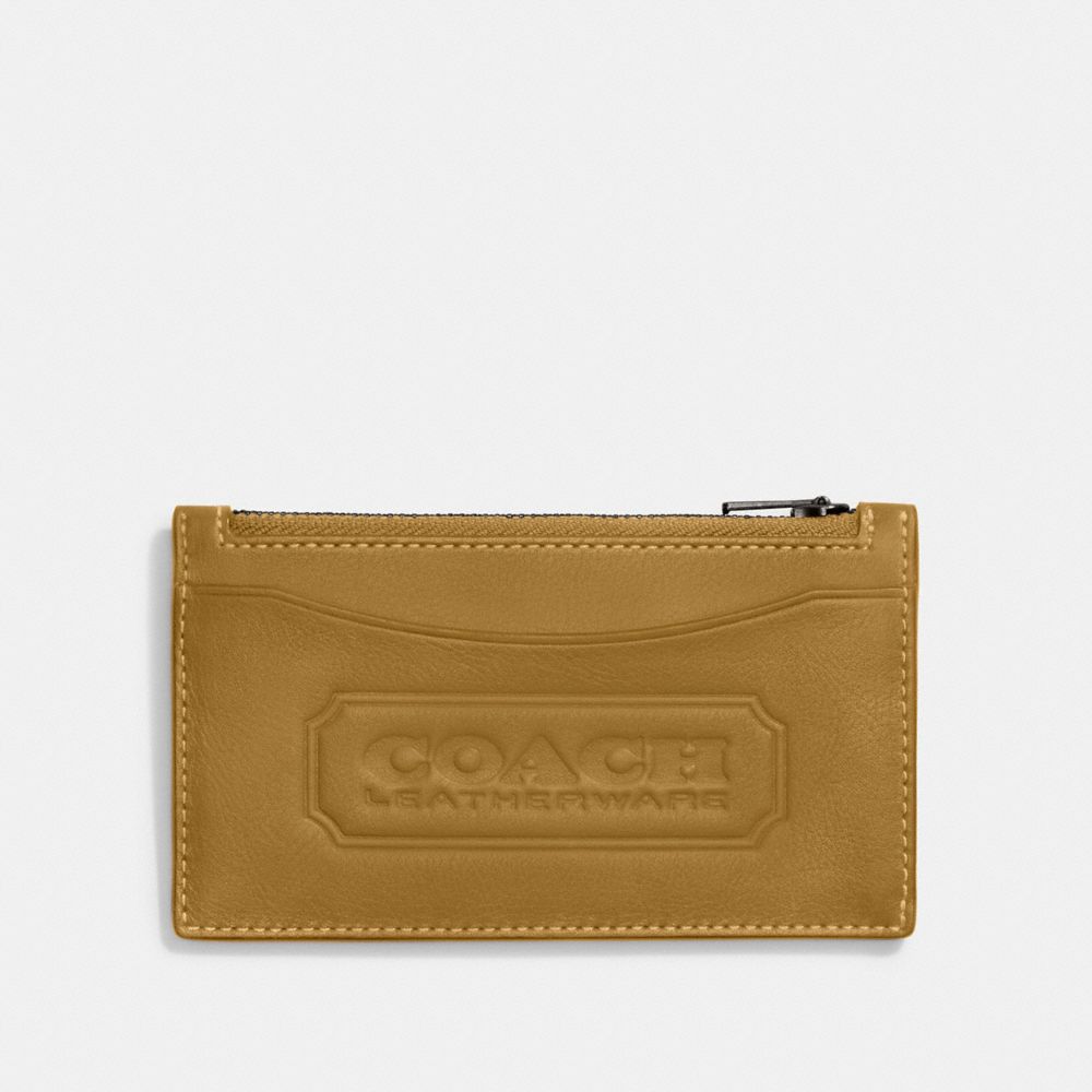 COACH®,ジップ カード ケース・コーチ バッジ,カードケース＆定期入れ＆名刺入れ,