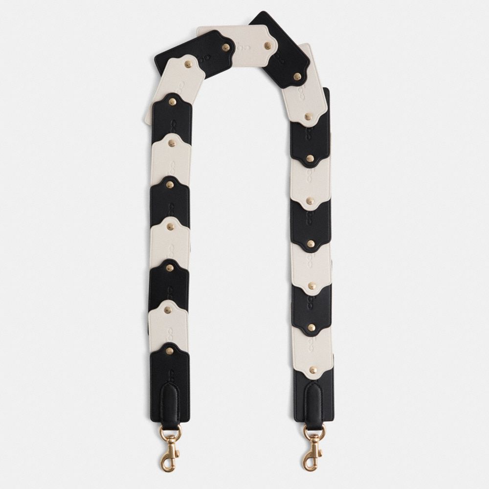 COACH®,Remade Linked Hangtag Strap,,Front View
